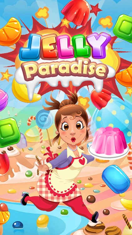 Sweet Jelly Paradise: Match & Serve screenshot-4