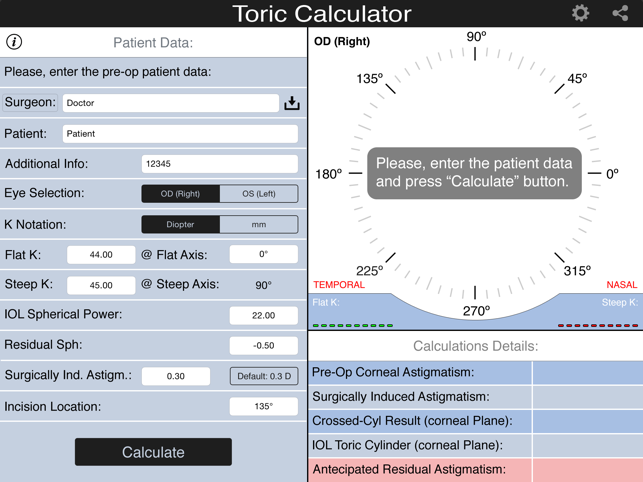 IOL Toric Calculator