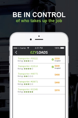 Ezyloads Customer screenshot 4