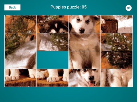 Puppies Sliding Jigsaw screenshot 3
