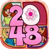 2048 + UNDO Number Puzzles Games “ Moxie Girlz Edition ”