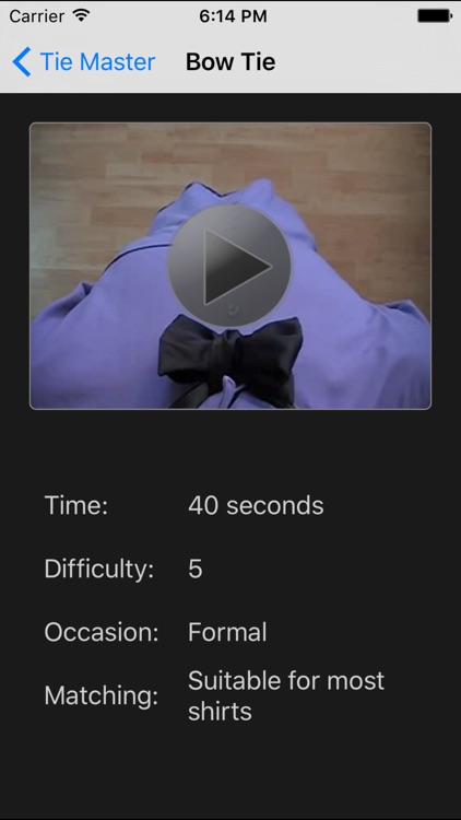 Tie Master - How to Tie a Tie: POV Video Tutorials screenshot-3