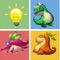 Dino Monster Matching:Remember Matching Kids Games is very cute and funny matches game 