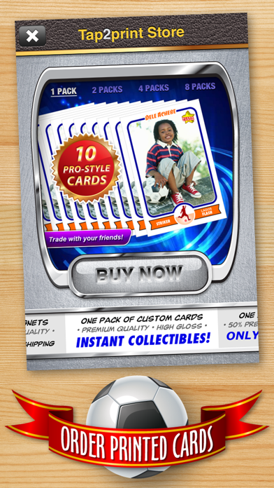 Updated Soccer Card Maker Make Your Own Custom Soccer Cards With Starr Cards Iphone Ipad App Download 2021