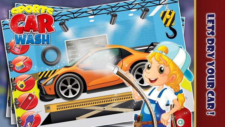 Sports Car Wash – Repair & cleanup vehicle in this spa salon game for kids screenshot-3