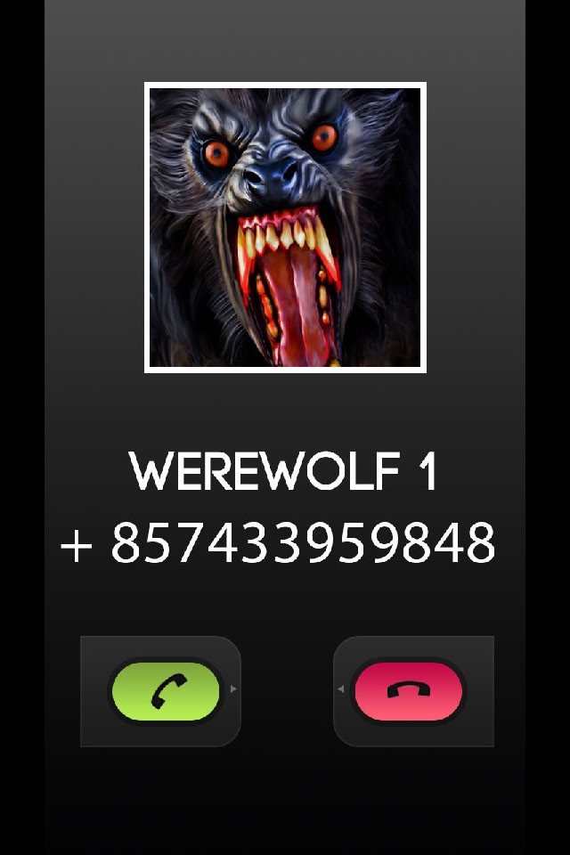 Fake Call Werewolf Prank screenshot 2