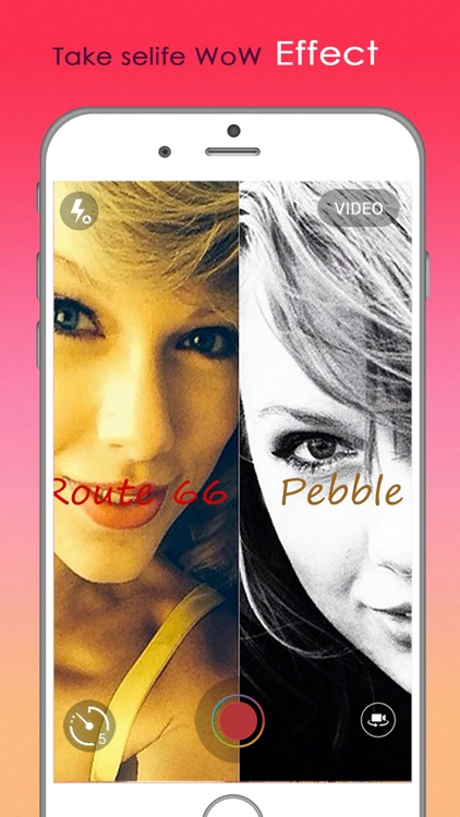 Selfie Shot : gif maker and video maker with best filters, effects and countdown timer selfie screenshot-4