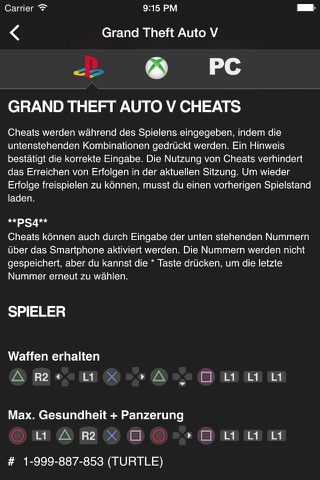 Cheats for GTA - for all Grand Theft Auto games screenshot 2