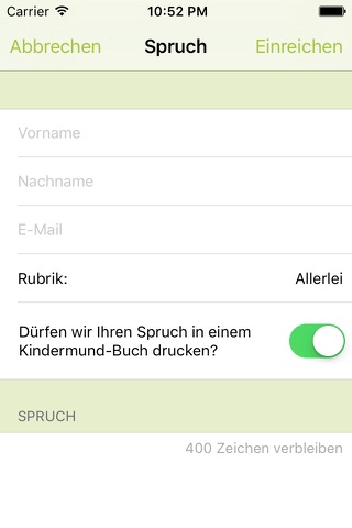 Kindermund screenshot 3