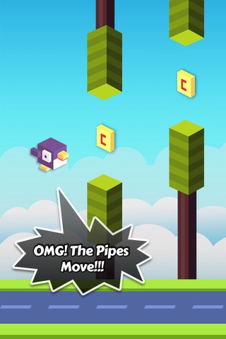 Tiny Crossy Bird Escapes From The Impossible Block World screenshot 2