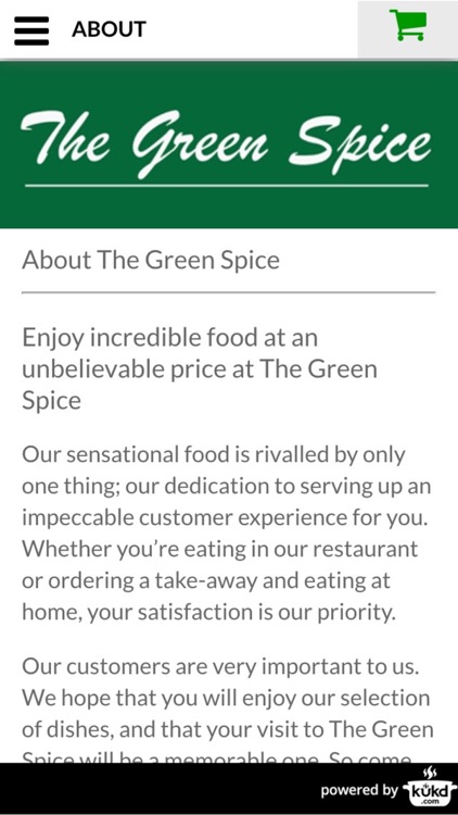 The Green Spice Indian Takeaway screenshot-3