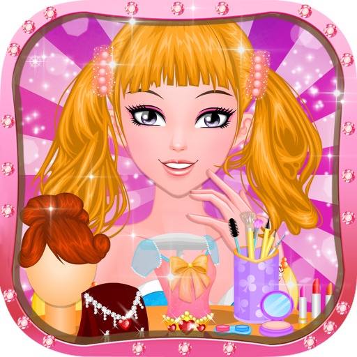 Little beauty makeover - Princess Puzzle Dressup salon Baby Girls Games icon