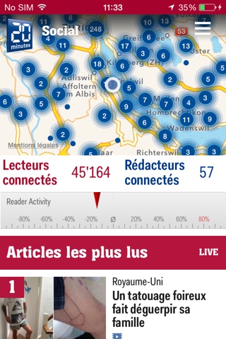 20 minutes - Actualités screenshot 2