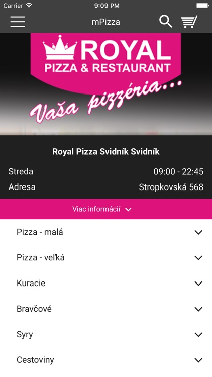 ROYAL PIZZA SVIDNÍK