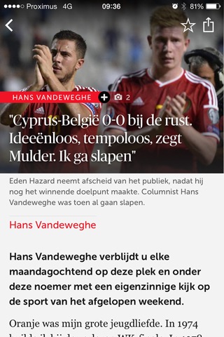 De Morgen - Nieuws screenshot 2