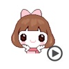 Asia Cute Girl Animated