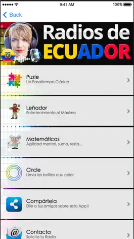 Game screenshot Radios del Ecuador apk