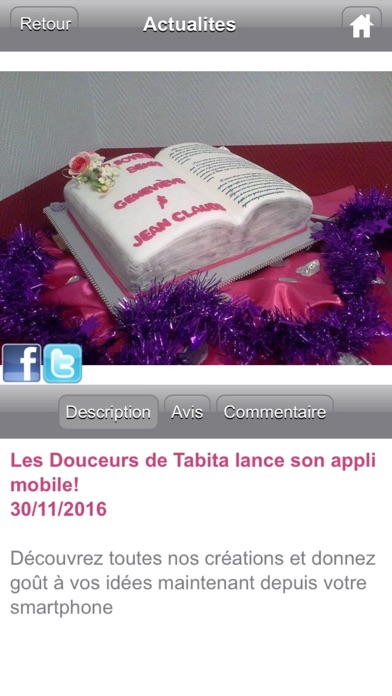 How to cancel & delete Les Douceurs de Tabita Gâteaux sur mesure from iphone & ipad 3