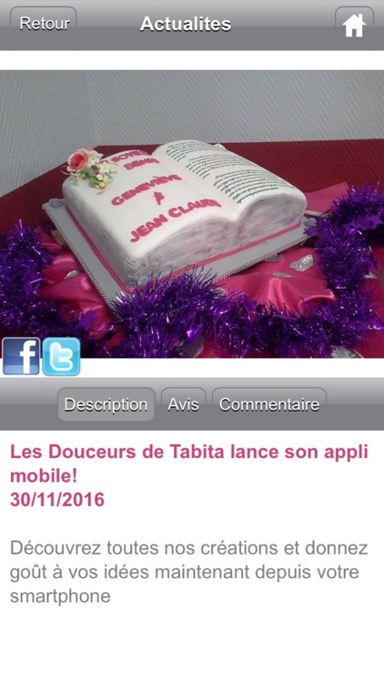 Les Douceurs de Tabita Gâteaux sur mesure