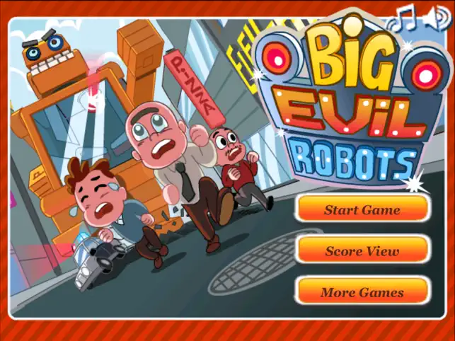 Big Evil Robots Lite, game for IOS