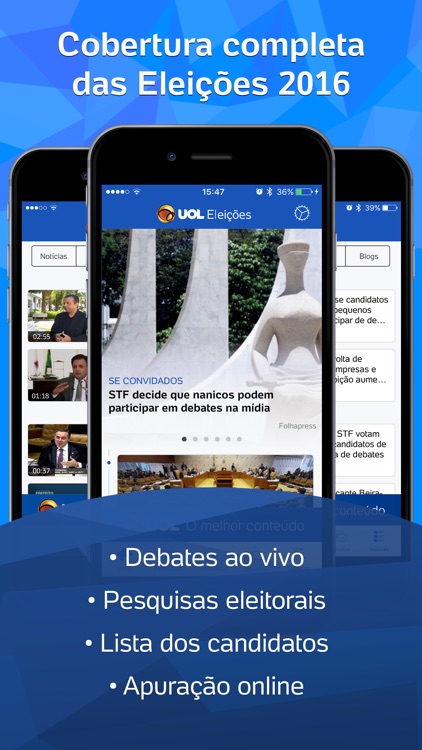 UOL Eleições 2016 - Candidatos e apuração de votos