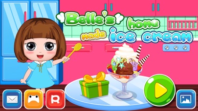 How to cancel & delete Belle's home made ice cream maker (Happy Box) kids kitchen cooking games from iphone & ipad 2