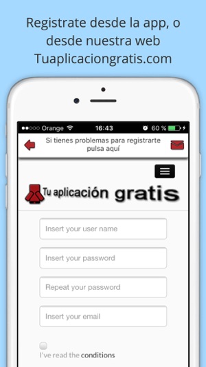 HAZ TU APP GRATIS