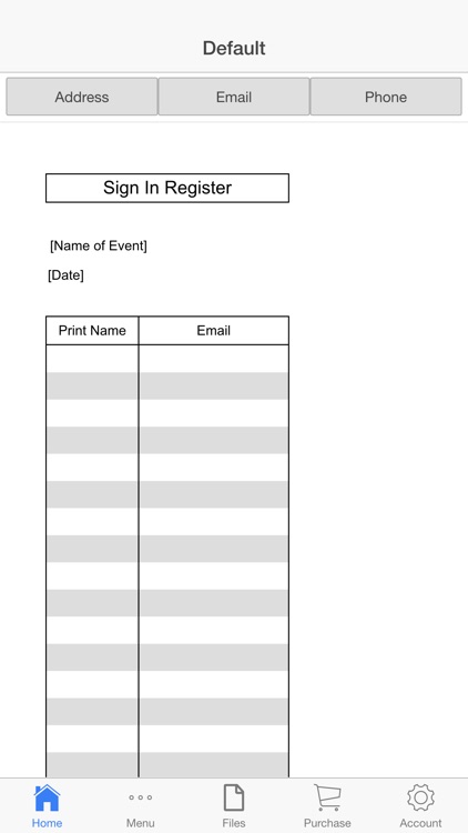 Attendance Log