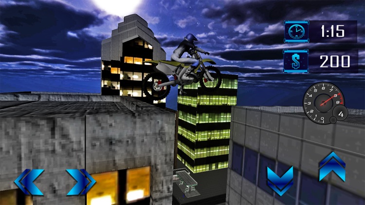 Real Bike Top Roof Stunts-A Bike stunts Game 2017 screenshot-3