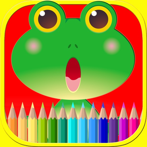 Coloring Book for Kids Animal Icon