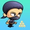 Ninja Run, jump, dodge obstacles and collect coins disappeared Award by barriers blocked