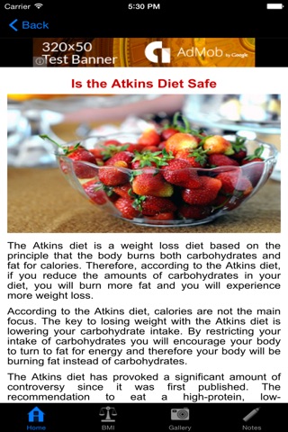 Free Atkins Diet and recipes for weight loss App screenshot 4