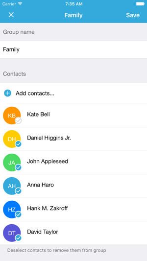 Group Text Pro : SMS & Email 2 Groups of Contacts(圖5)-速報App