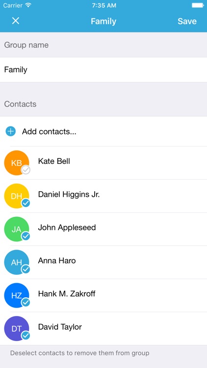 Group Text Pro : SMS & Email 2 Groups of Contacts screenshot-4