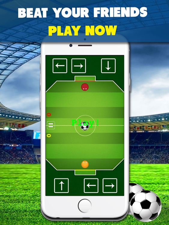 Chaos Soccer Scores Goal for iPad - Multiplayer football flick screenshot-4