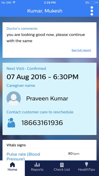 Homecare Patient App