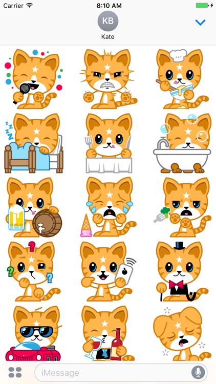 Cute Meow Stickers