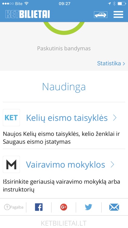 KETBILIETAI B kategorija screenshot-3