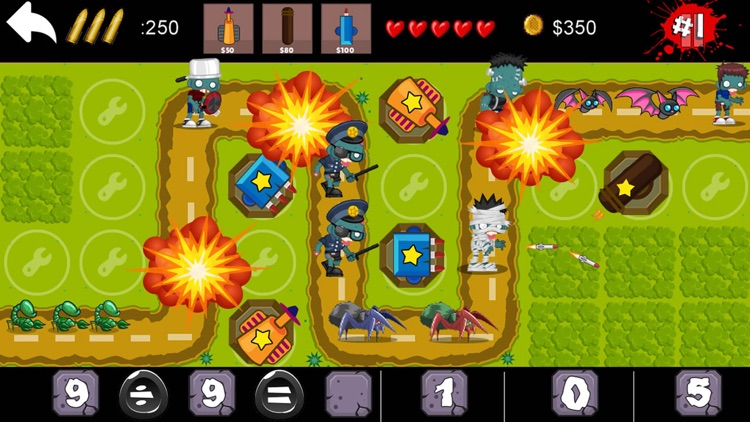 Math Vs Zombies Tower Defense