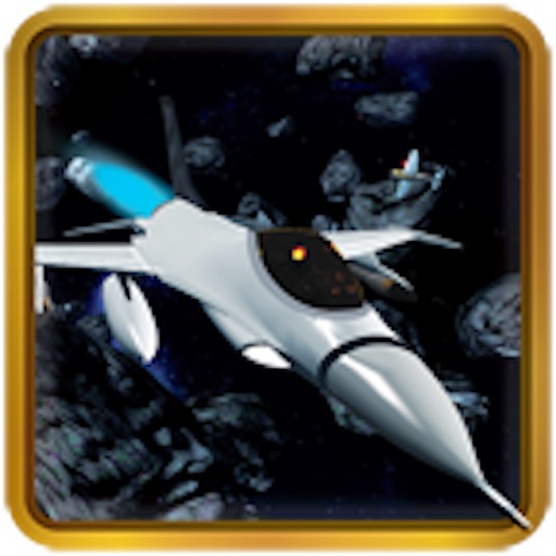 Jet Fighter Strike in 3D Space Warfare game Icon