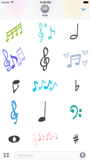 Music stickers for iMessage - photo keyboard emoji(圖3)-速報App