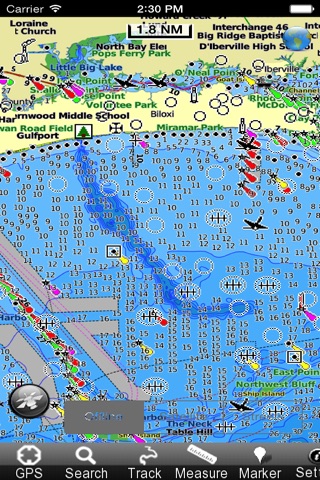 Marine: Florida to Mexico - GPS Map Navigator screenshot 4