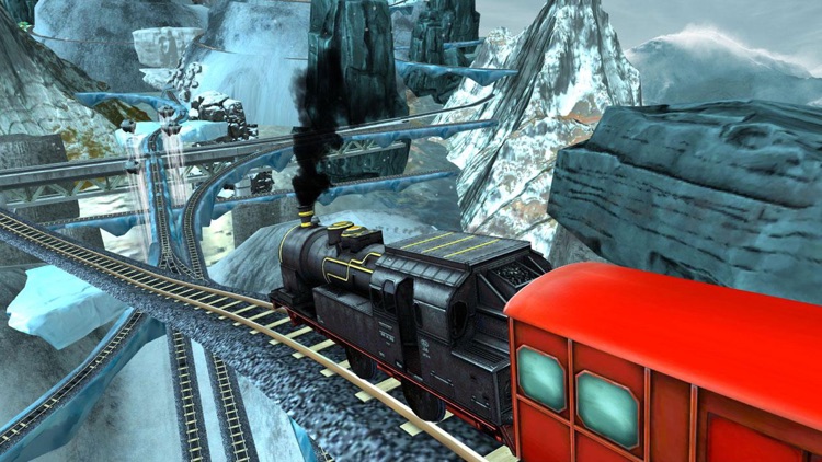 Train Simulator 3D. Uphill Driver Journey In Fun Racing Locomotive