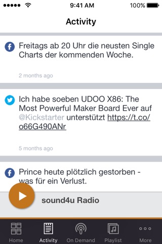 sound4u Radio screenshot 2