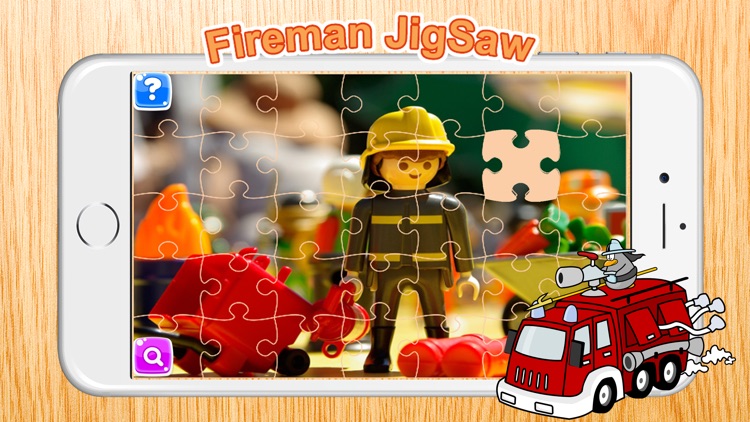 Fireman Jigsaw Puzzles - Preschool Education Games Free