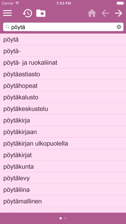 Finnish Multilingual dictionary screenshot-3