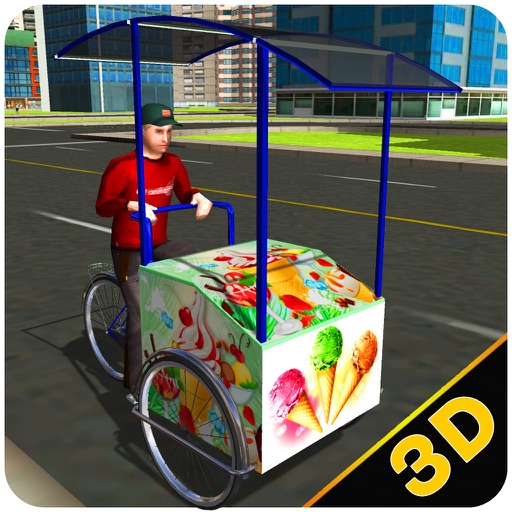 City Ice Cream Delivery – Ride bicycle simulator to sell yummy frozen food iOS App