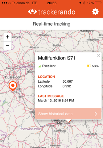 Trackerando VerfolgungsAPP screenshot 2
