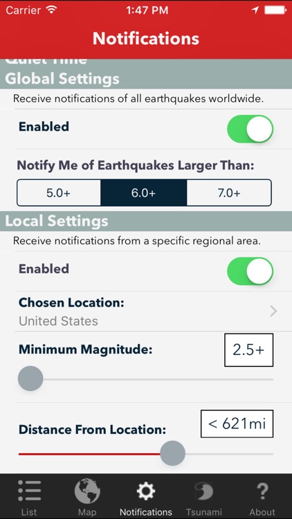 Earthquake - worldwide coverage of natural disasters screenshot-3