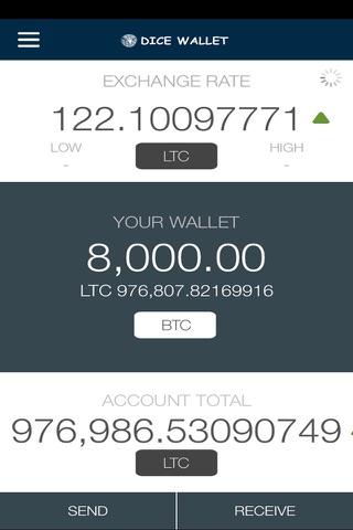 DICE Wallet screenshot 2